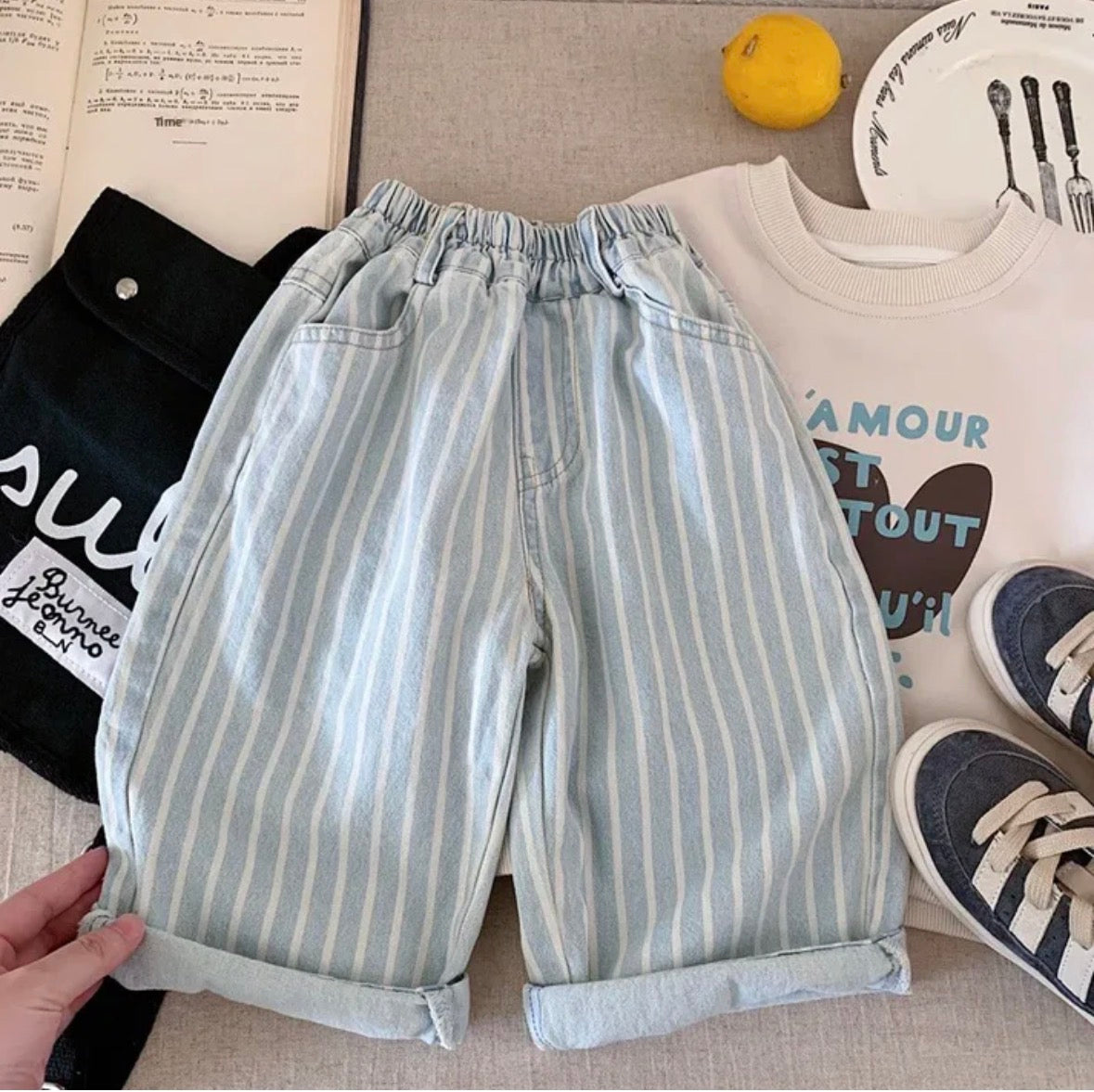 denim stripes